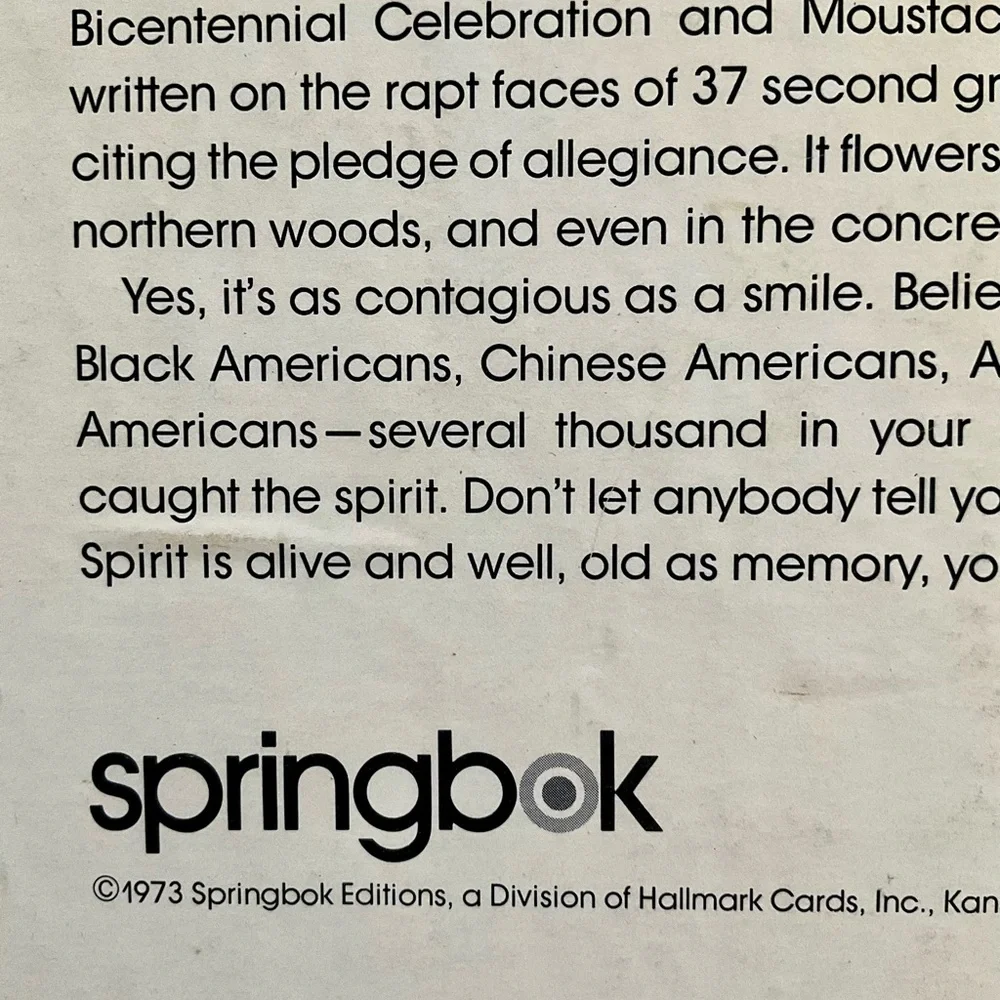 VTG American Spirit Collage 500 pc Puzzle - Picture 5 of 8